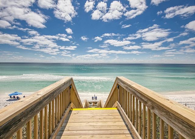 Dune walkover to Adagio's private beach